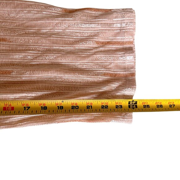 MISA Los Angeles Zoza Jumpsuit Blush Stripe Metallic Gold Pink Size XS NWT - Picture 11 of 11